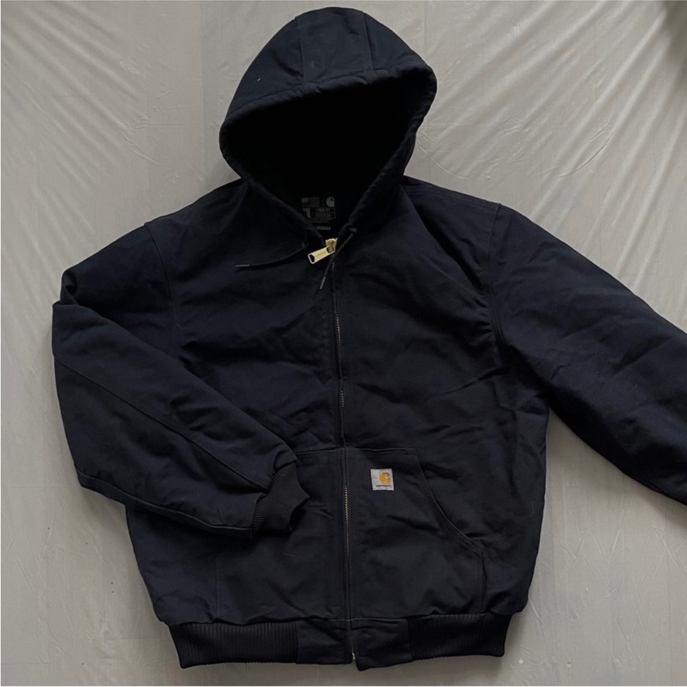 Dark blue carhartt jacket